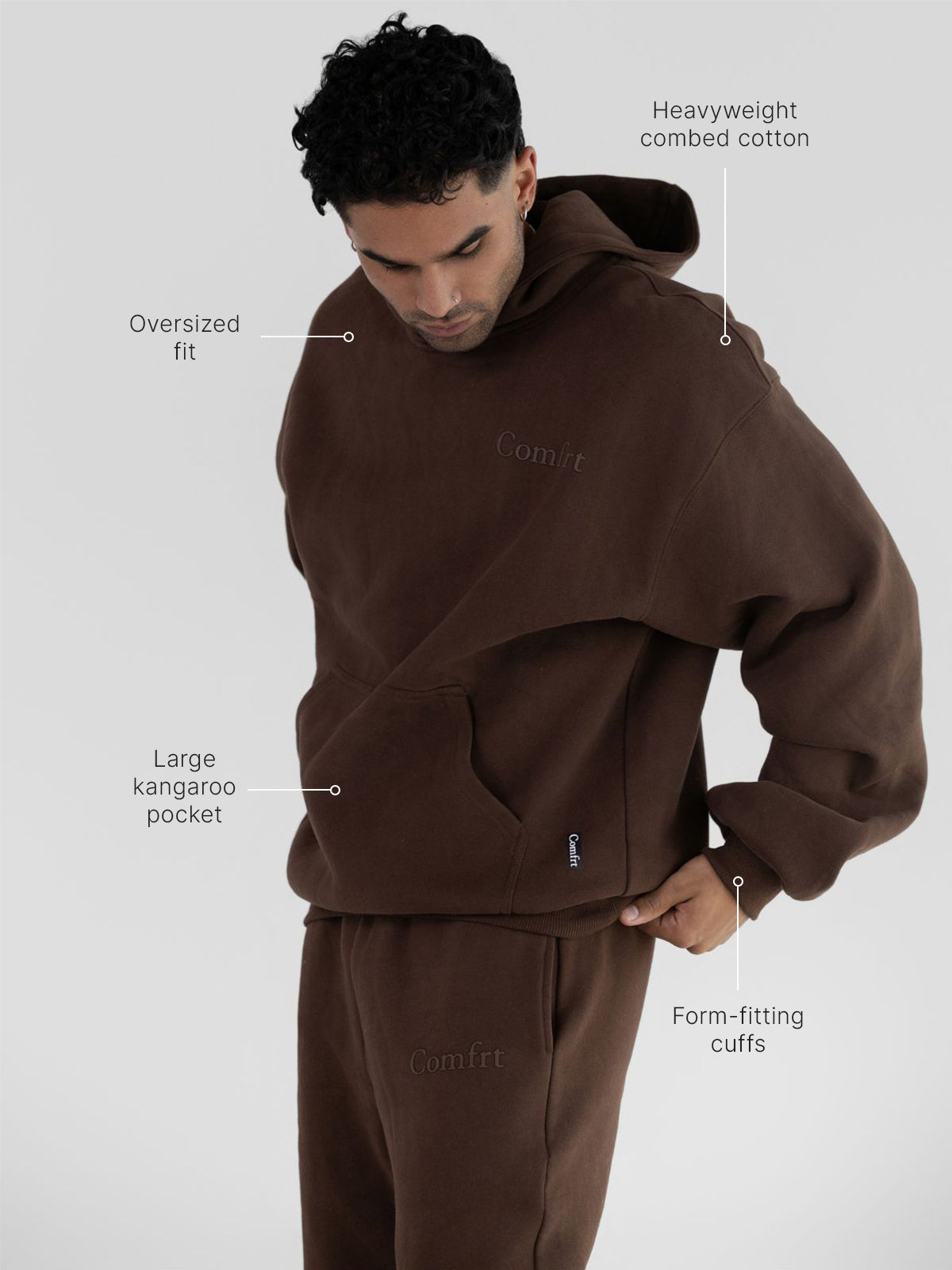 Comfrt Minimalist Hoodie Oversized Super Soft