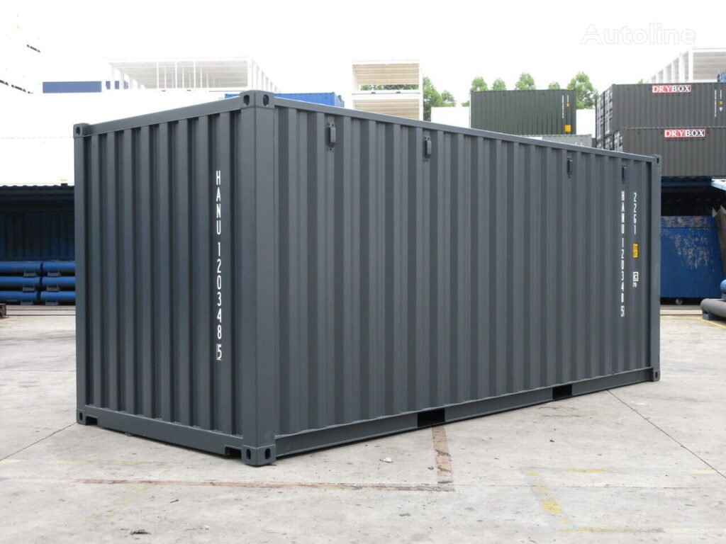 MBH Container Corten‑Stahl Seecontainer 20 Fuß Grau ISO‑Zertifiziert 28 t Nutzlast
