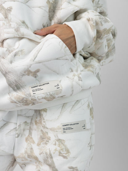 Comfrt Camo Kapuzenpullover Schweres Weiches Camouflage Design Unisex