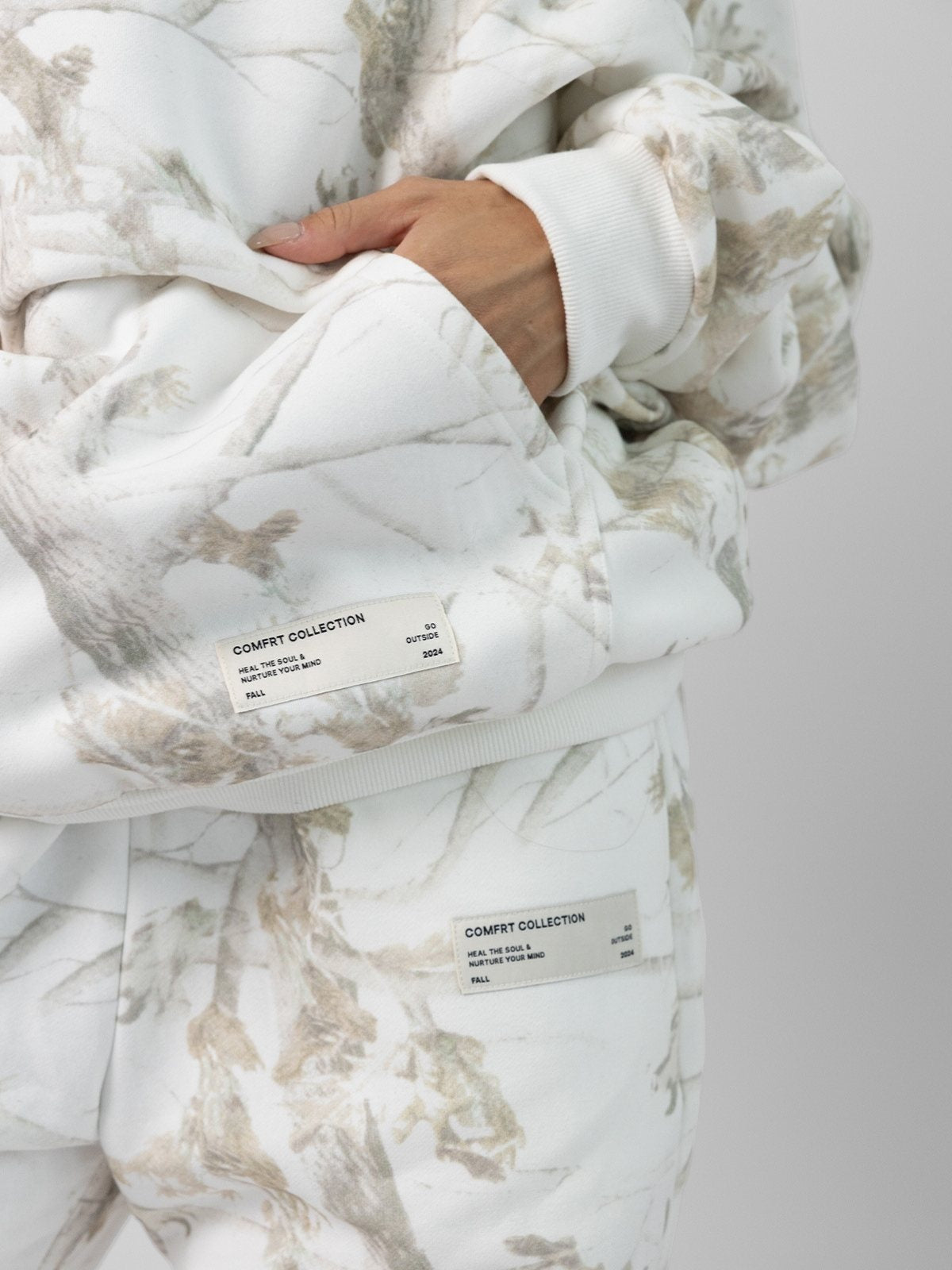 Comfrt Camo Hoodie Unisex Heavyweight Soft Oversized Fit