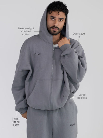 Comfrt Cloud Zip Oversized Hoodie