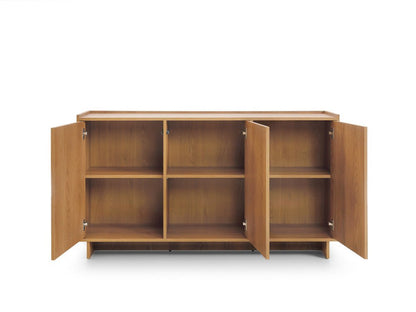 Luxusbetten24 Designer Kommode Kiyora III Japandi Massivholz 180 cm