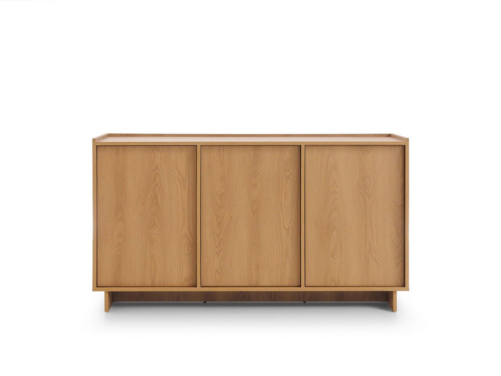 Luxusbetten24 Designer Kommode Kiyora III Japandi Massivholz 180 cm