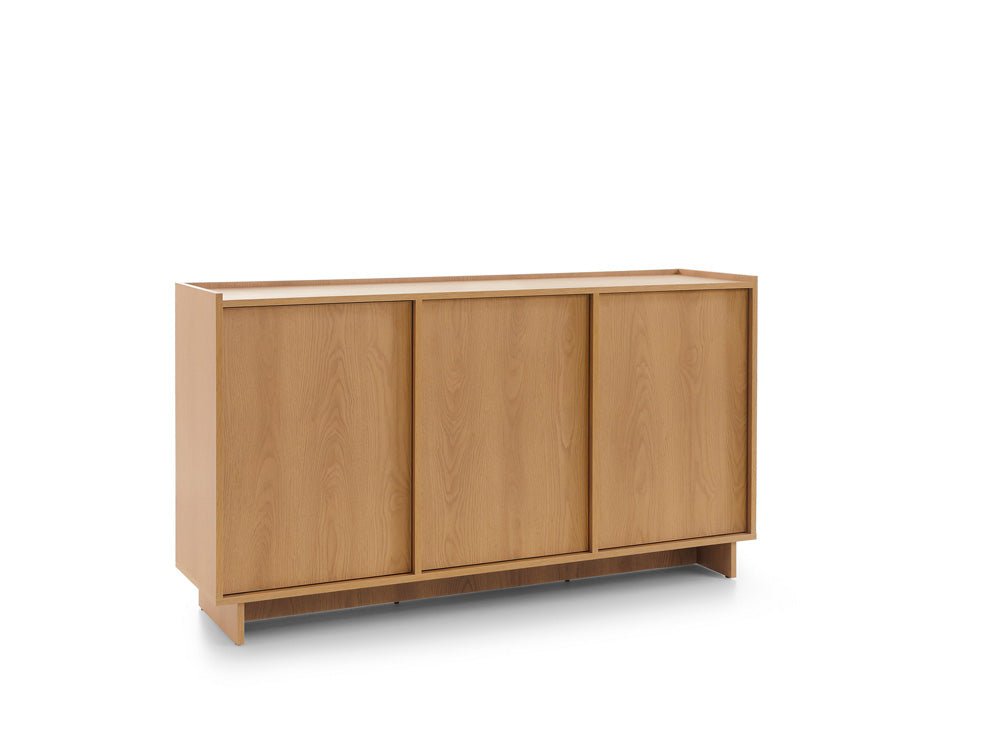 Luxusbetten24 Designer Kommode Kiyora III Japandi Massivholz 180 cm