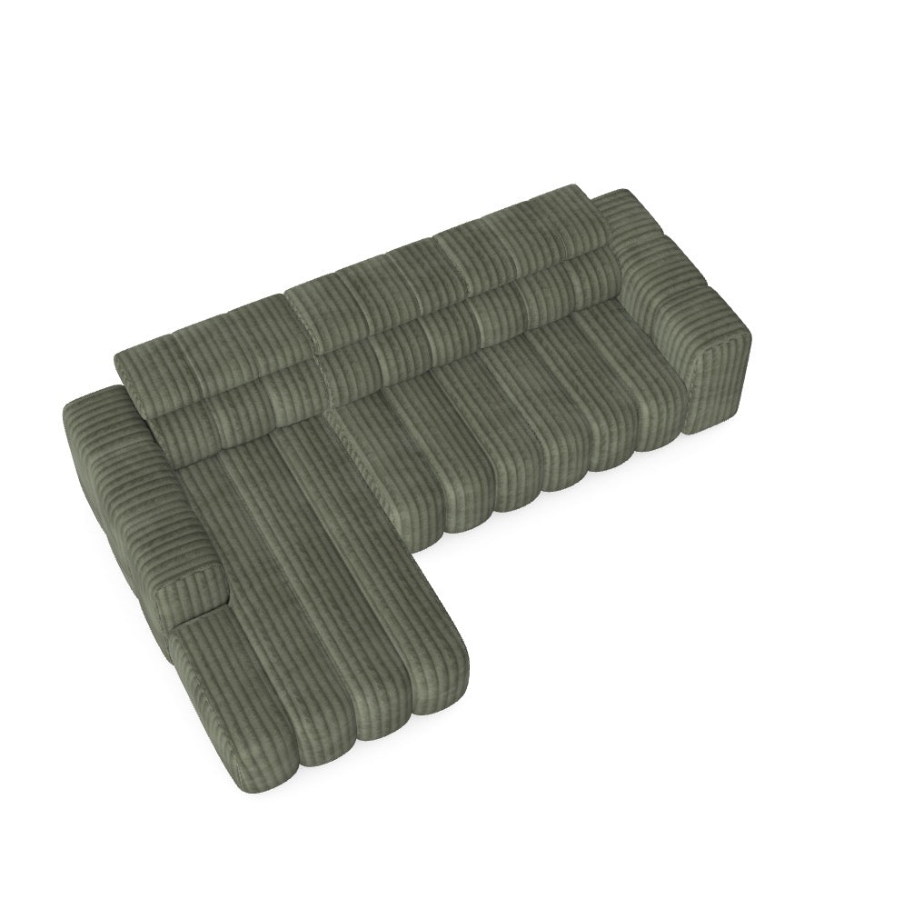 Luxusbetten24 Modulares Sofa Zürich Tilia 37 Elektrisch Links