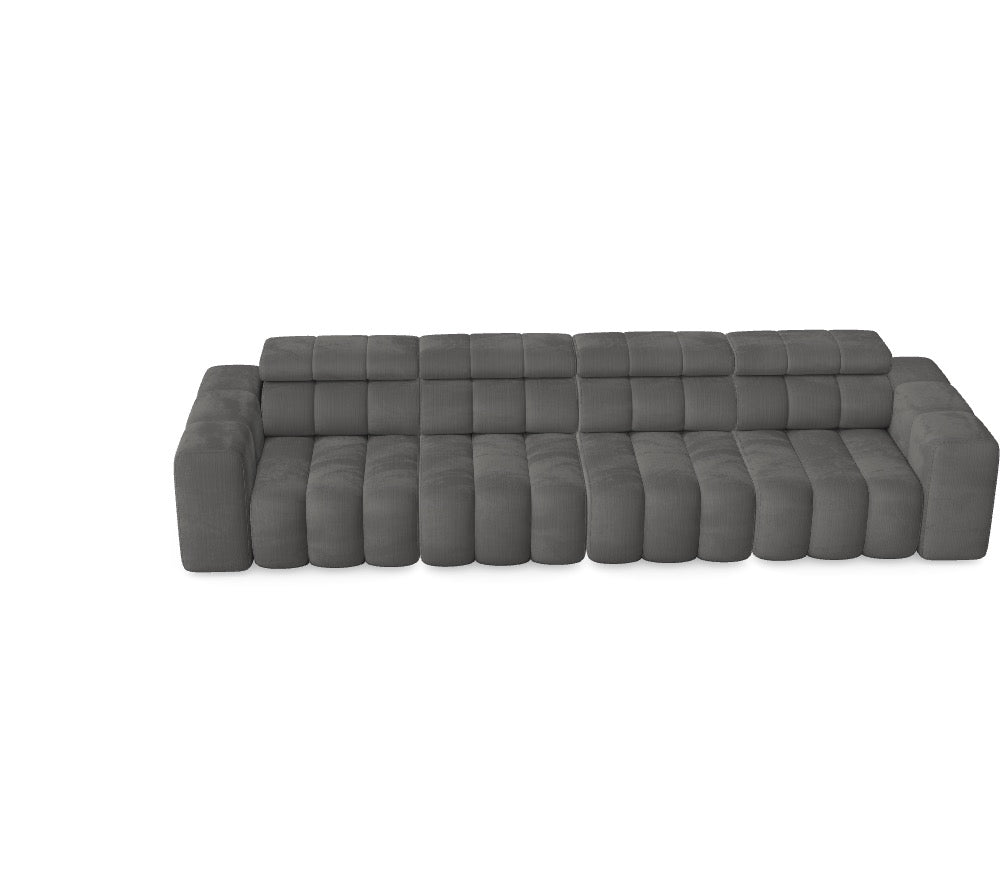 Luxusbetten24 Modulares Sofa Zürich Modularer Wohnbereich mit Anafi‑Bezugsstoff