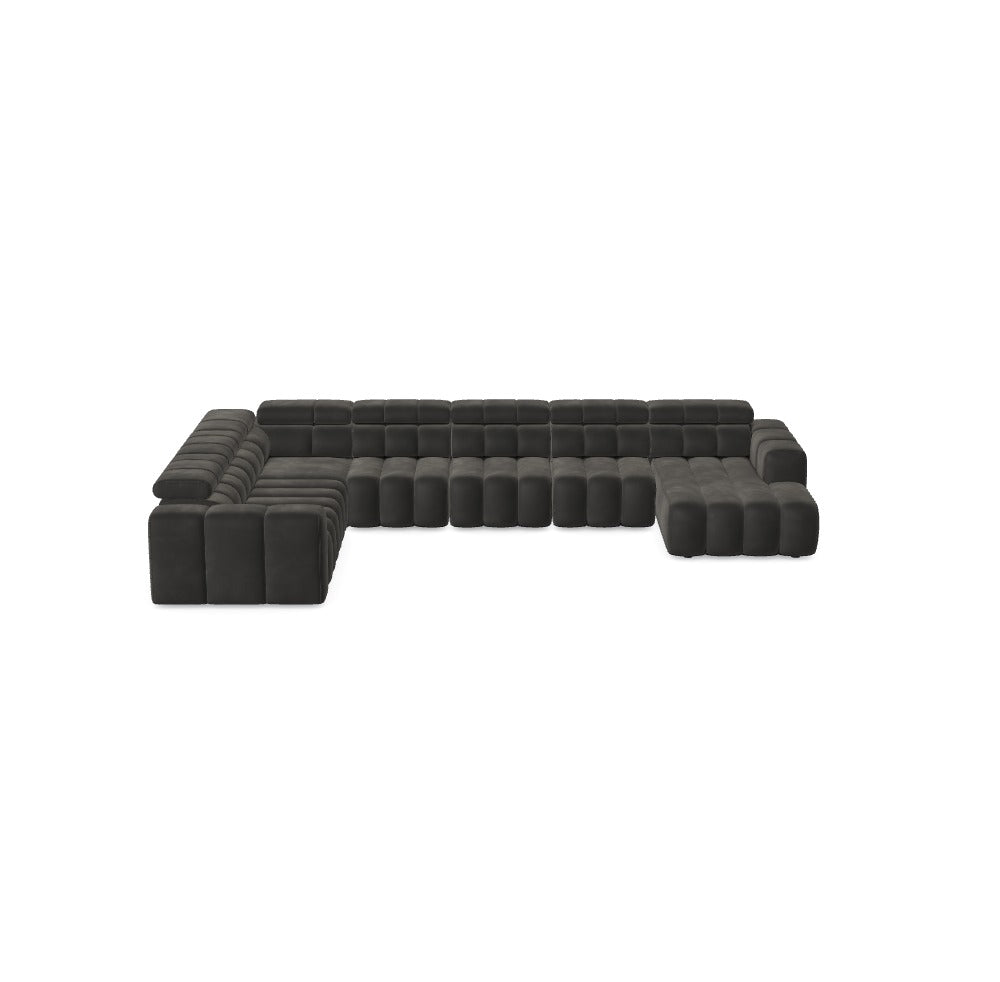 Luxusbetten24 Modulares Sofa Zürich – Monolith 92, Elektrische Endmodul Links