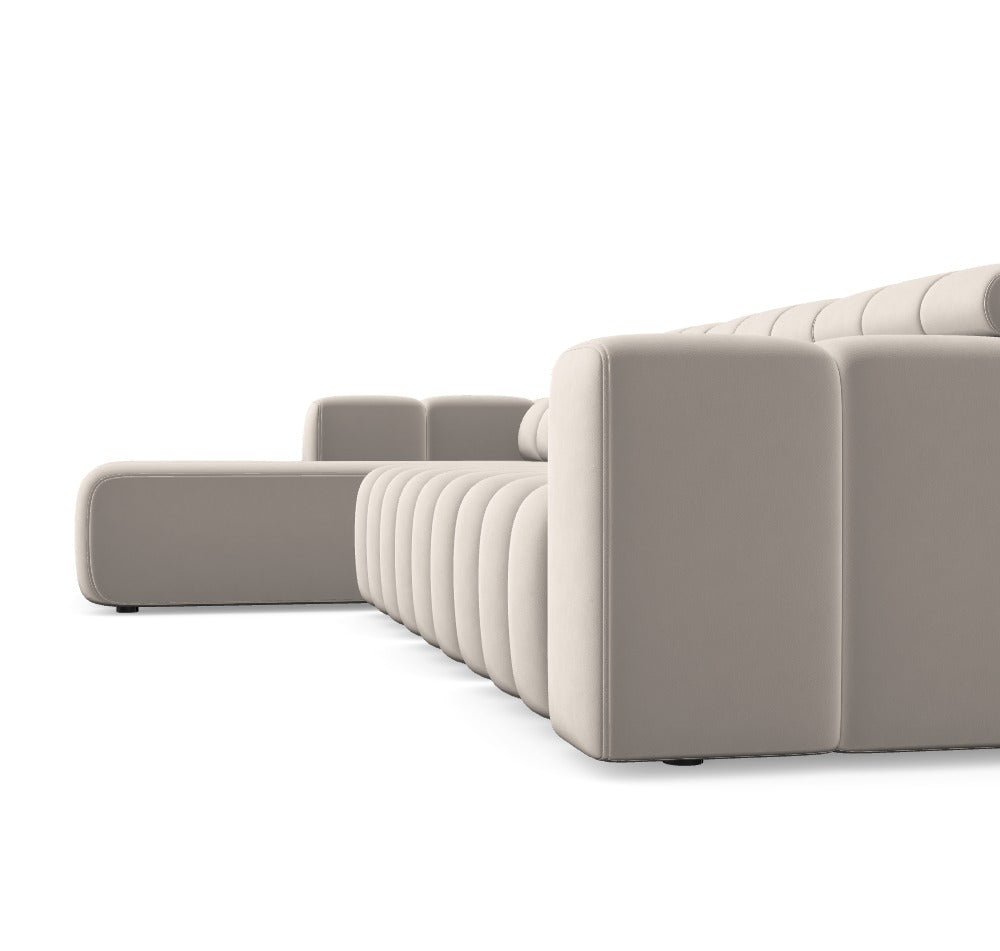 Luxusbetten24 Modulares Sofa Zürich Magic Velvet 2274