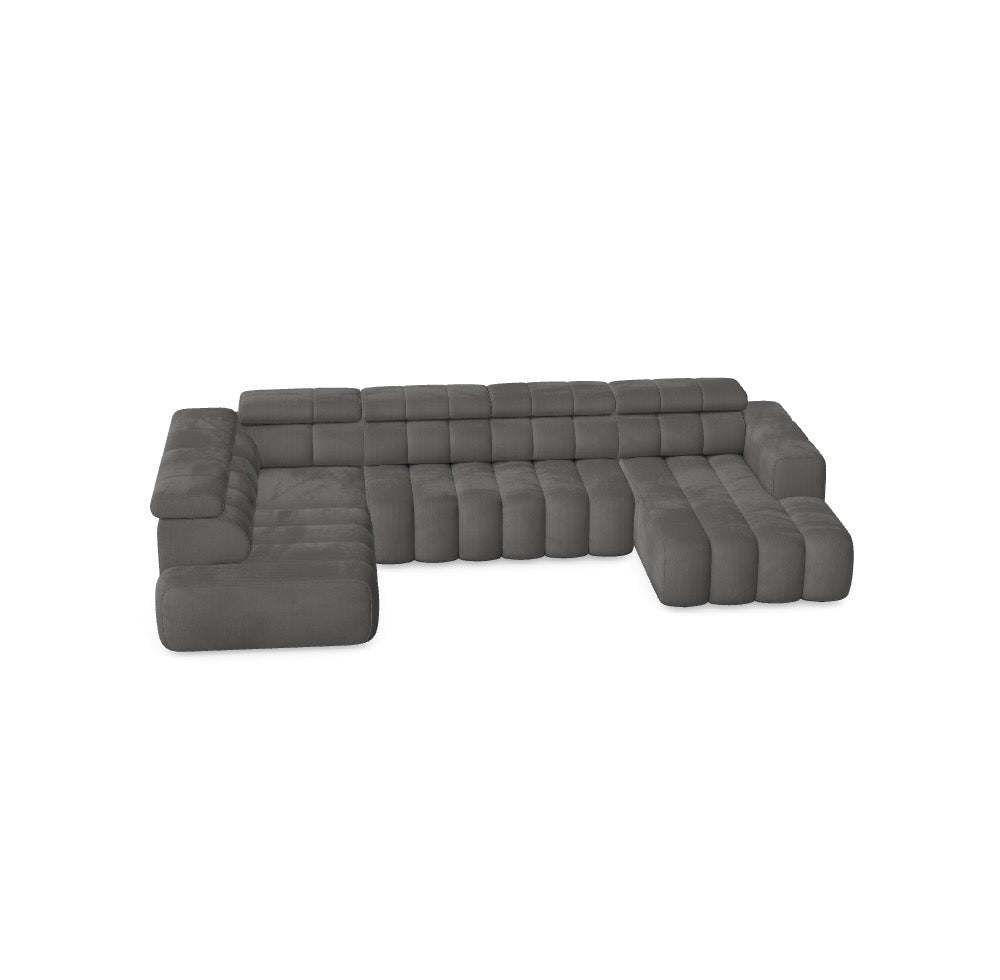 Luxusbetten24 Modulares Sofa Zürich Premium Konfiguration M_R57XVB5
