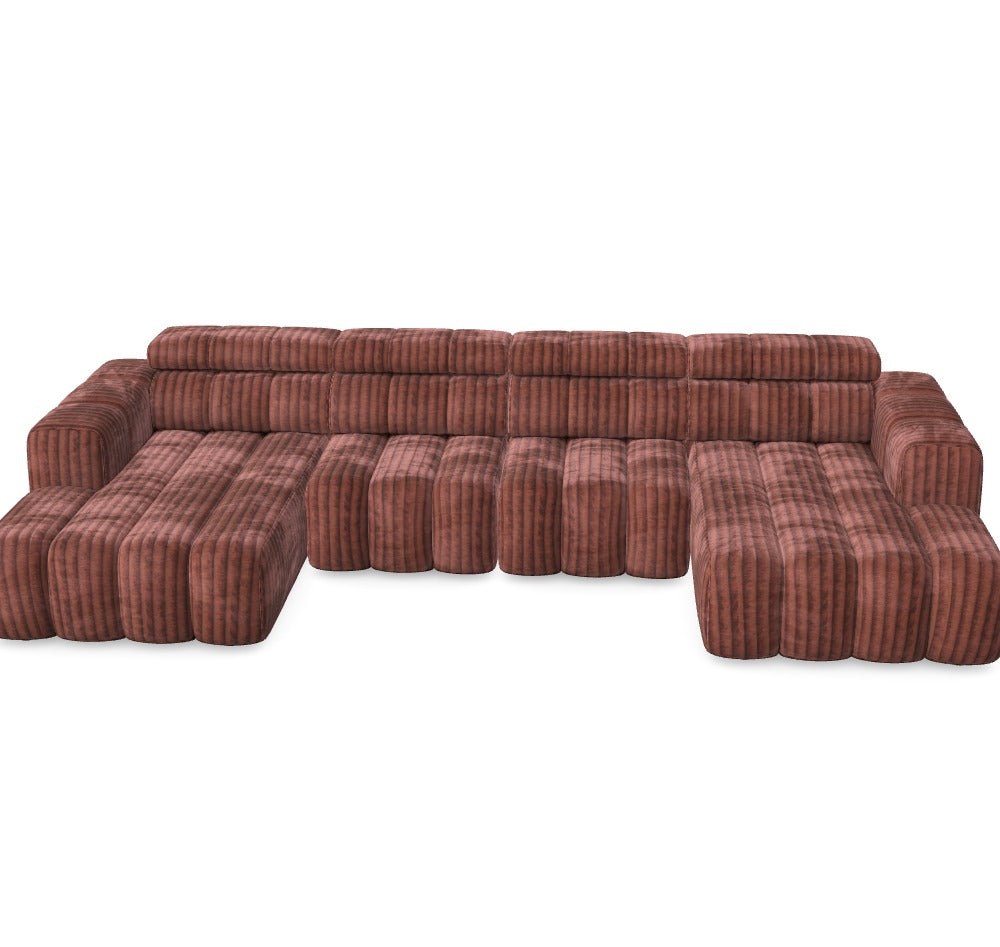 Luxusbetten24 M_RL9VRYH Modulares Sofa Zürich Design Wohnzimmer