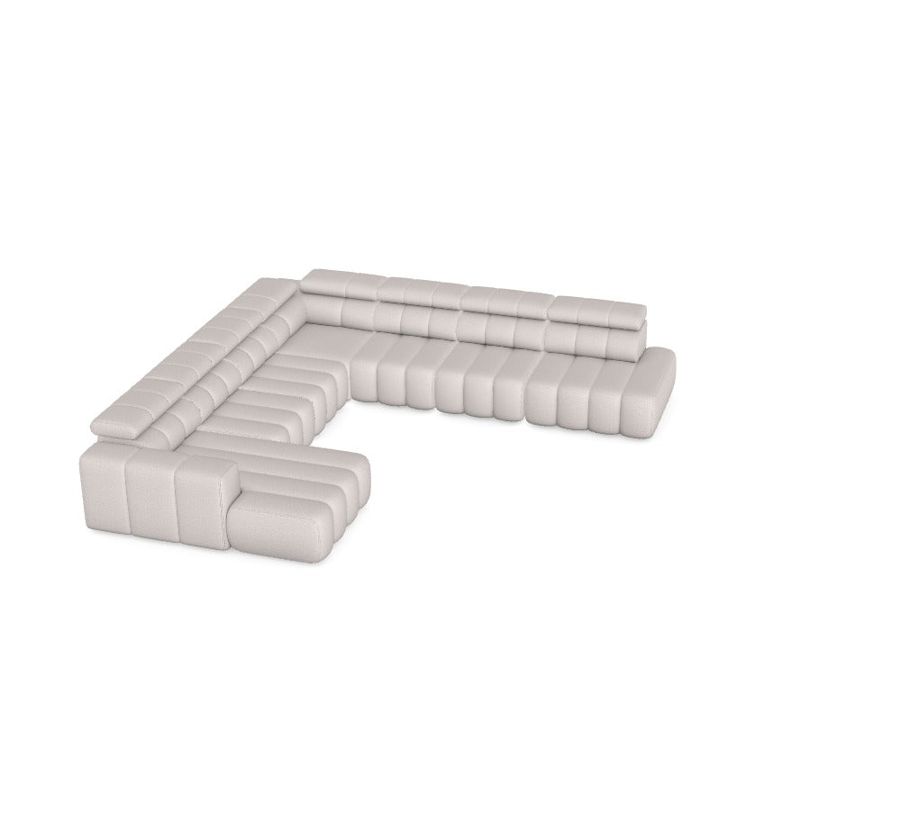 Luxusbetten24 Modulares Sofa Zürich Neve 03 Bezugsstoff Komfort