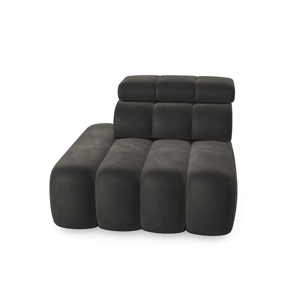 Luxusbetten24 Modulares Sofa Zürich Endmodul Offen Links Monolith 92