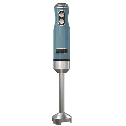 Avizar Batidora Inmersión 600W Motor Cobre Pie Inoxidable Azul