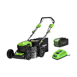 Greenworks Tondeuse 40V Cortadora de Césped 46 cm