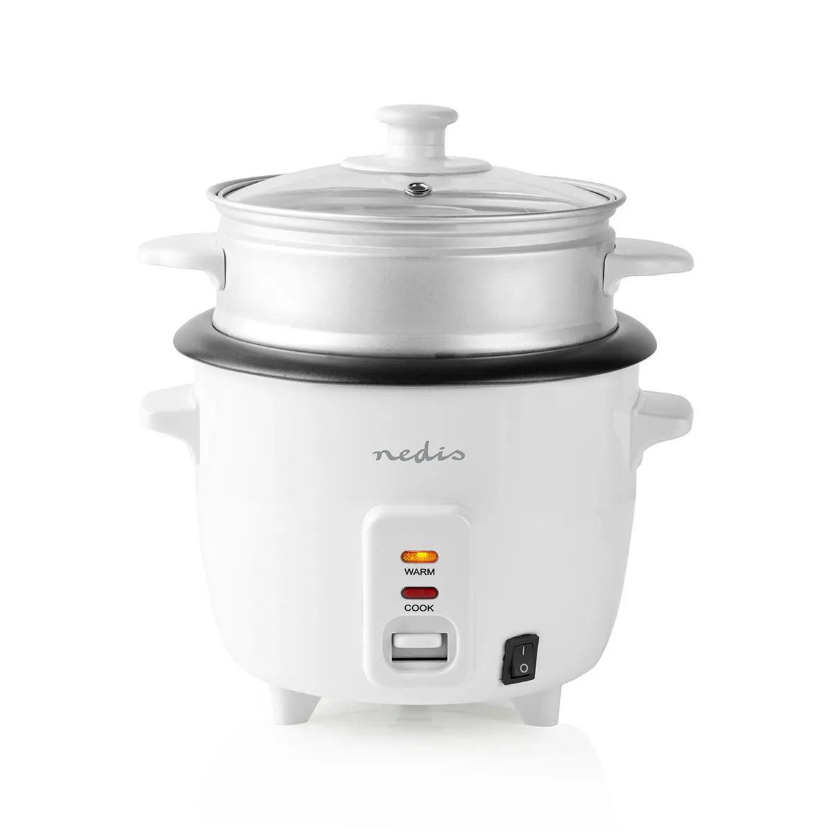 Nedis KARC06WT Cocina De Arroz 300 W 0,6 L Blanco