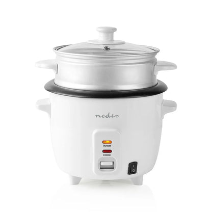 Nedis KARC06WT Cocina De Arroz 300 W 0,6 L Blanco