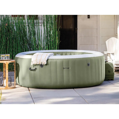 Spa Gonflable Intex PureSpa Olive Rond Bulles 6 Places MKR00014313944