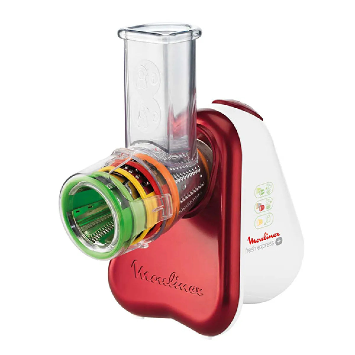 Robot Multifonction Moulinex Blanc et Rouge Rubis MKR00003291659