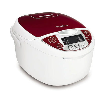 Moulinex MK705111 Multicooker 12‑en‑1 Rojo con Vapor y Pantalla LCD