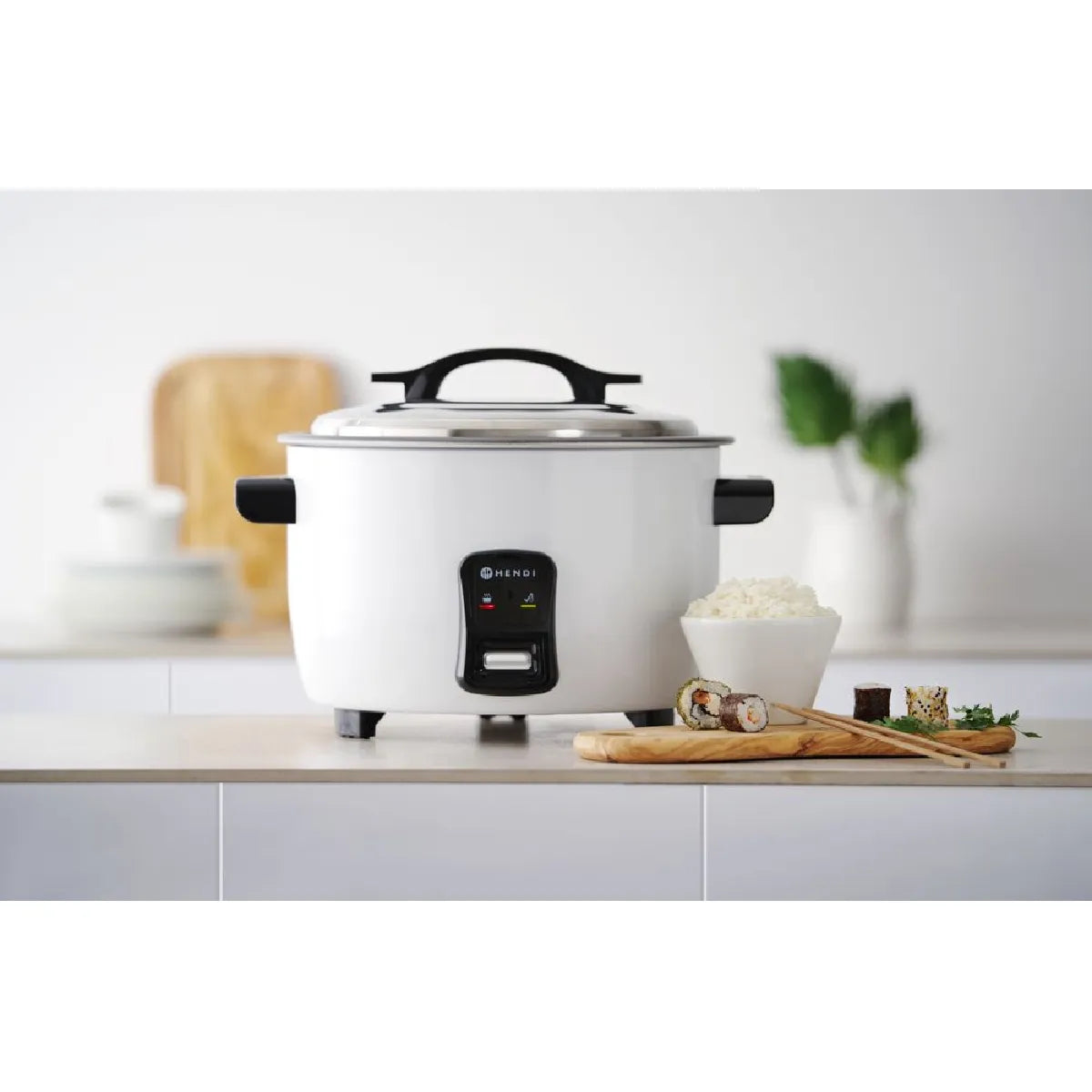 Hendi Kitchen Line Arrocera Eléctrica de Aluminio