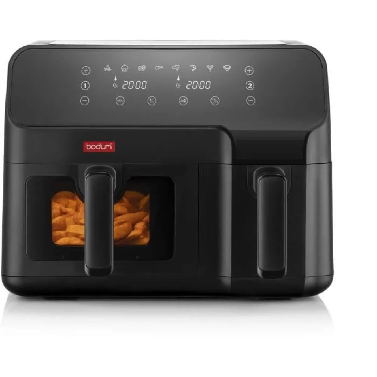 Bodum Melior Freidora sin Aceite Doble Compartimento 2700W Negro