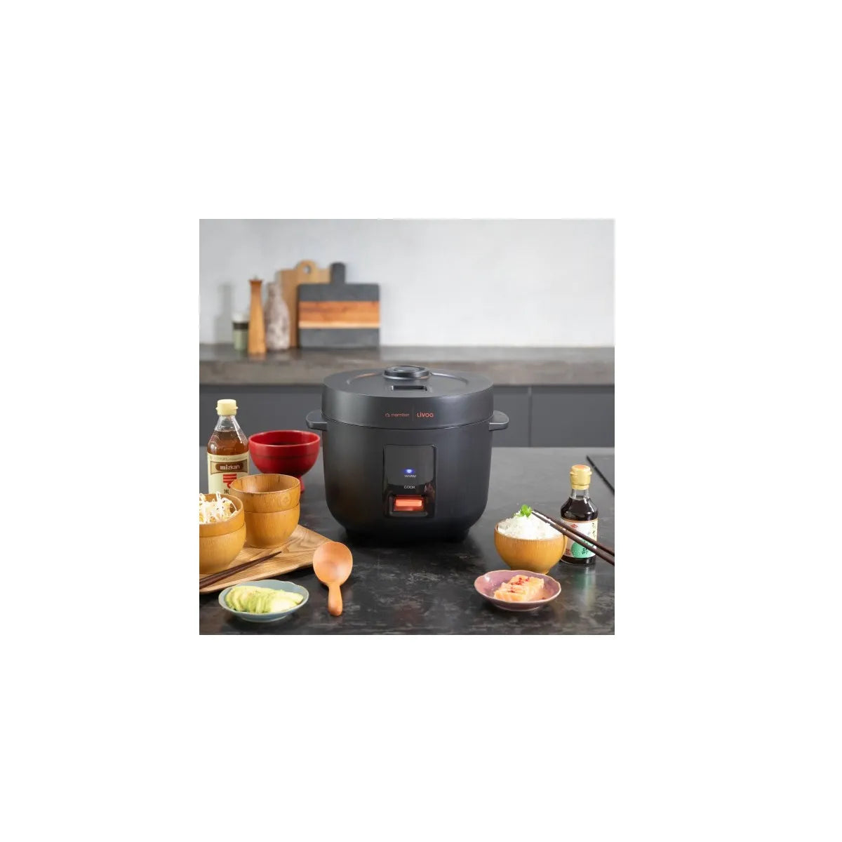 Livoo DOC299 Arrocera Eléctrica Negra 1,8 L