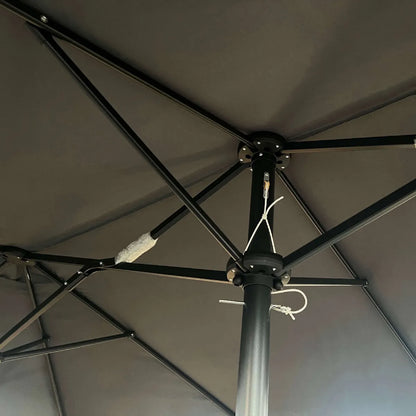 Akord Parasol Desplazado Gris Oscuro 270x460 Cm