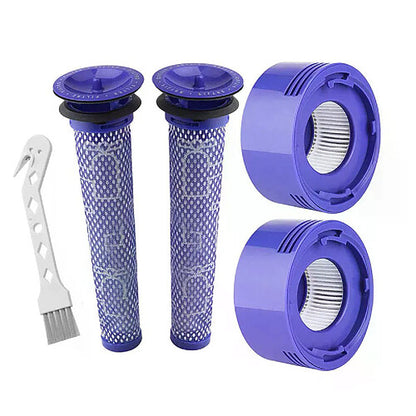 2 Paquetes Pre‑ y Post‑Filtros HEPA para Dyson V8/V7