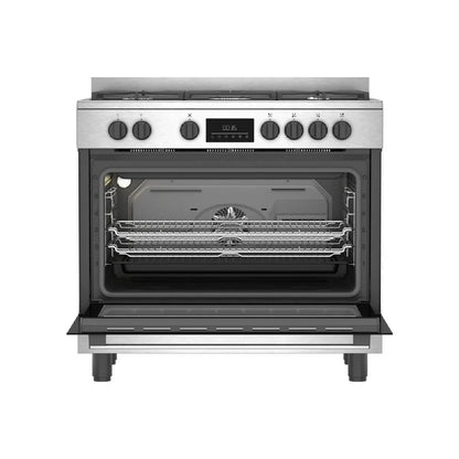 Beko BGM11225EX Cuisinera de Gas 90 cm con Horno 108 L