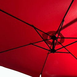 Akord Parasol de Jardín Octogonal Rojo 245×245 cm