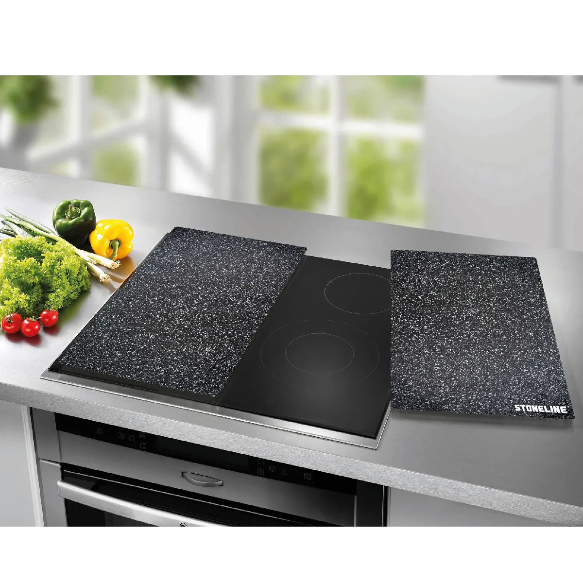 Lot de Plaques de Protection pour Cuisinière Stoneline Verre MKR00013655255