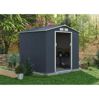 Archer B Cobertizo de Jardín Gris Anthracite 4.07 m²