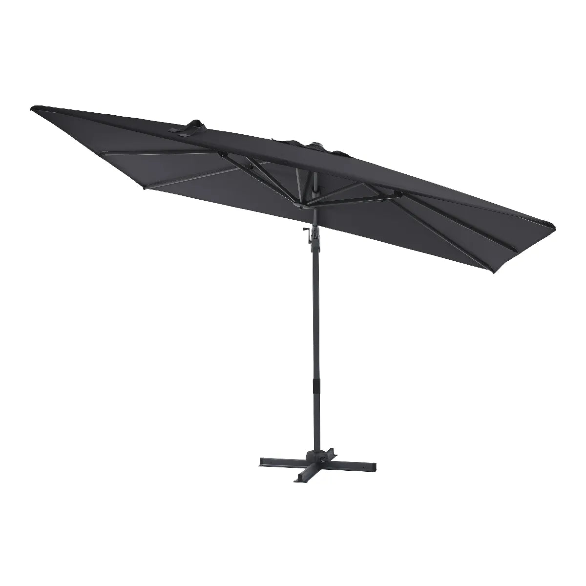 Axi House Milad Parasol Desplazable 200x300 cm Gris Anthracite