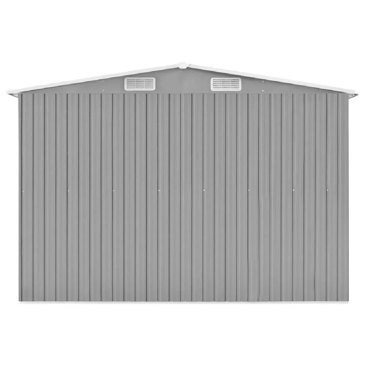 Abri de Jardin Métal Acier Galvanisé Gris MKR00008324441