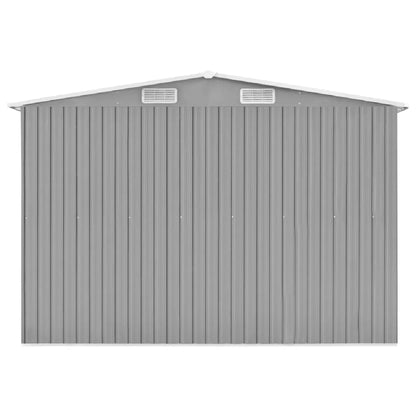 Abri de Jardin Métal Acier Galvanisé Gris MKR00008324441