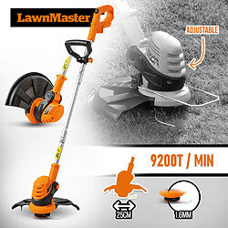 Lawnmaster Robot Cortacésped 24V con Recortador de Bordes
