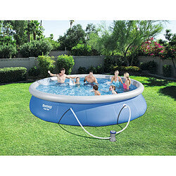 Bestway Fast Set Piscina Autoportante 457 × 84 cm con Filtro de Cartucho