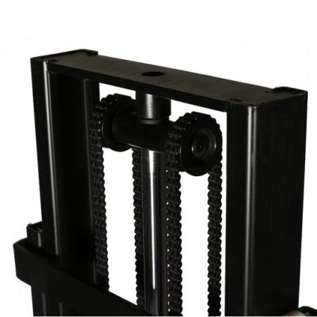 Contenedores Ejido SL Apilatore Elettrico 1000 kg Elevazione 3000 mm Giallo