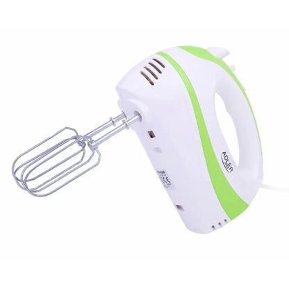 Adler AD 4205g Batidor Eléctrico 300W 5 Velocidades Blanco/Verde