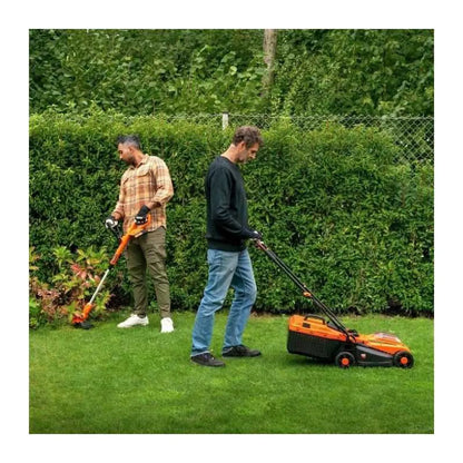 Dual Power Cortacésped 20 V con Trimmer y Desbrozadora