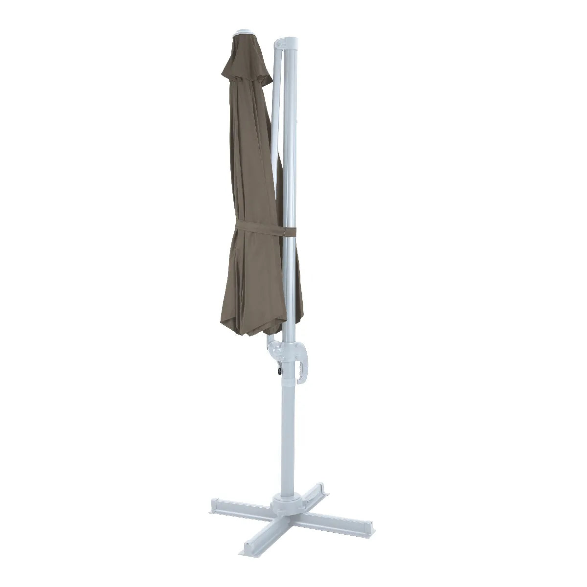 Axi House AXI Marisol Sombrilla Desplazada Blanca Taupe 300 cm