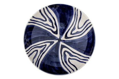 Luxusbetten24 Sara Schale Handbemalt Blau