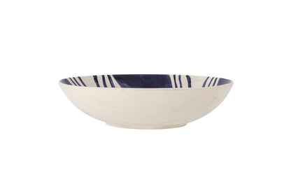 Luxusbetten24 Sara Schale Handbemalt Blau