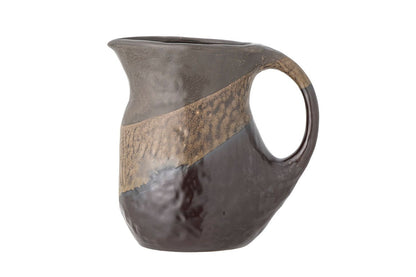 Krug Mella – Steingut mit Retro-Glasur in Braun