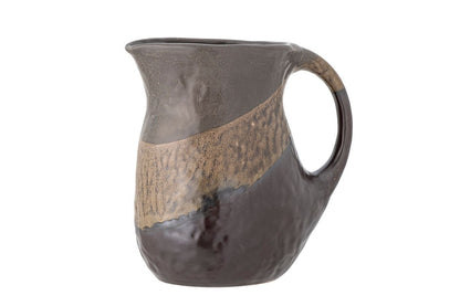 Krug Mella – Steingut mit Retro-Glasur in Braun