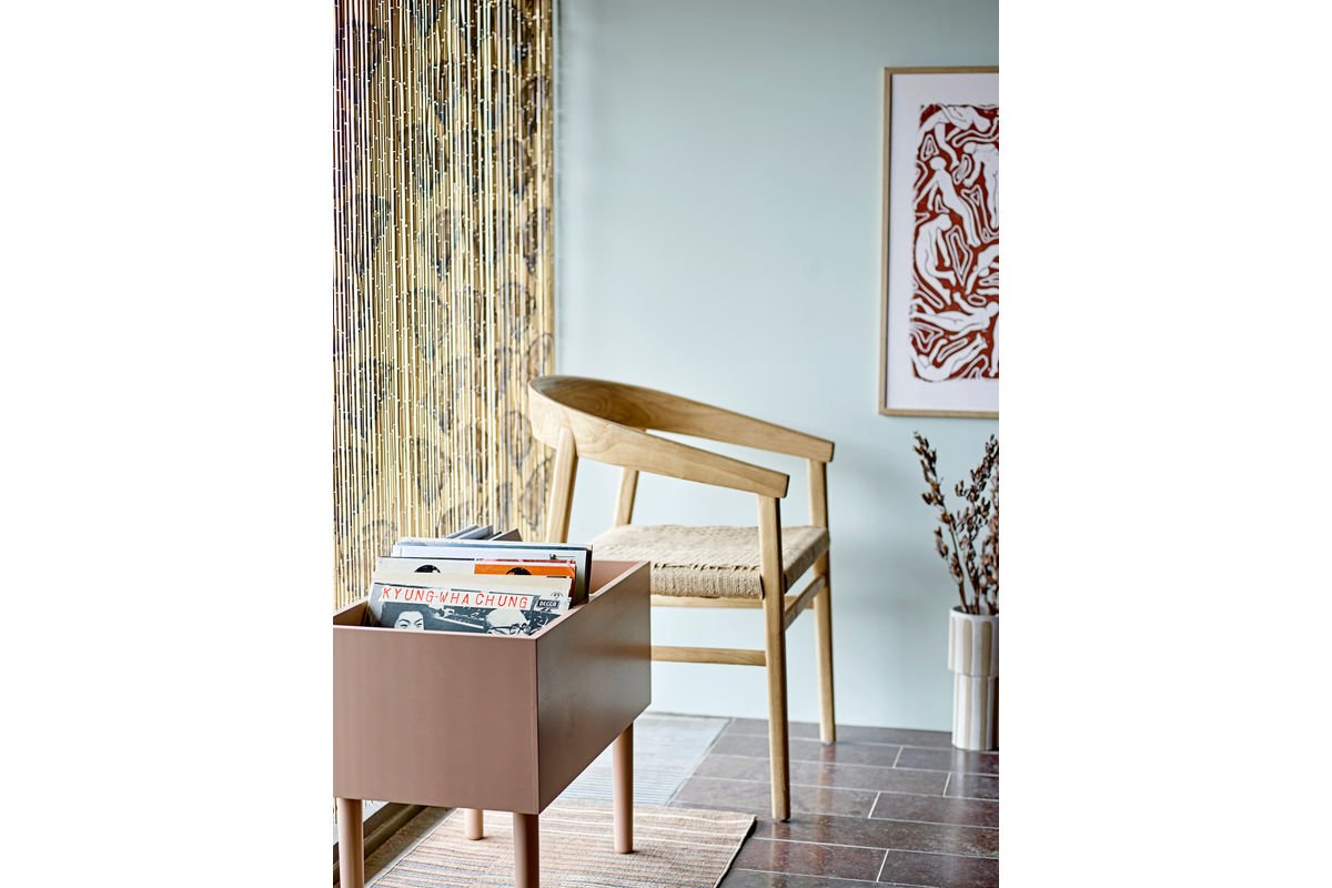 Vase Nerava Naturfarbenes Steingut Handgefertigt Beige Dekorativ Wohnzimmer