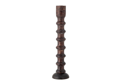 Luxusbetten24 Vireo Kerzenhalter aus Mango-Holz in Braun Elegant