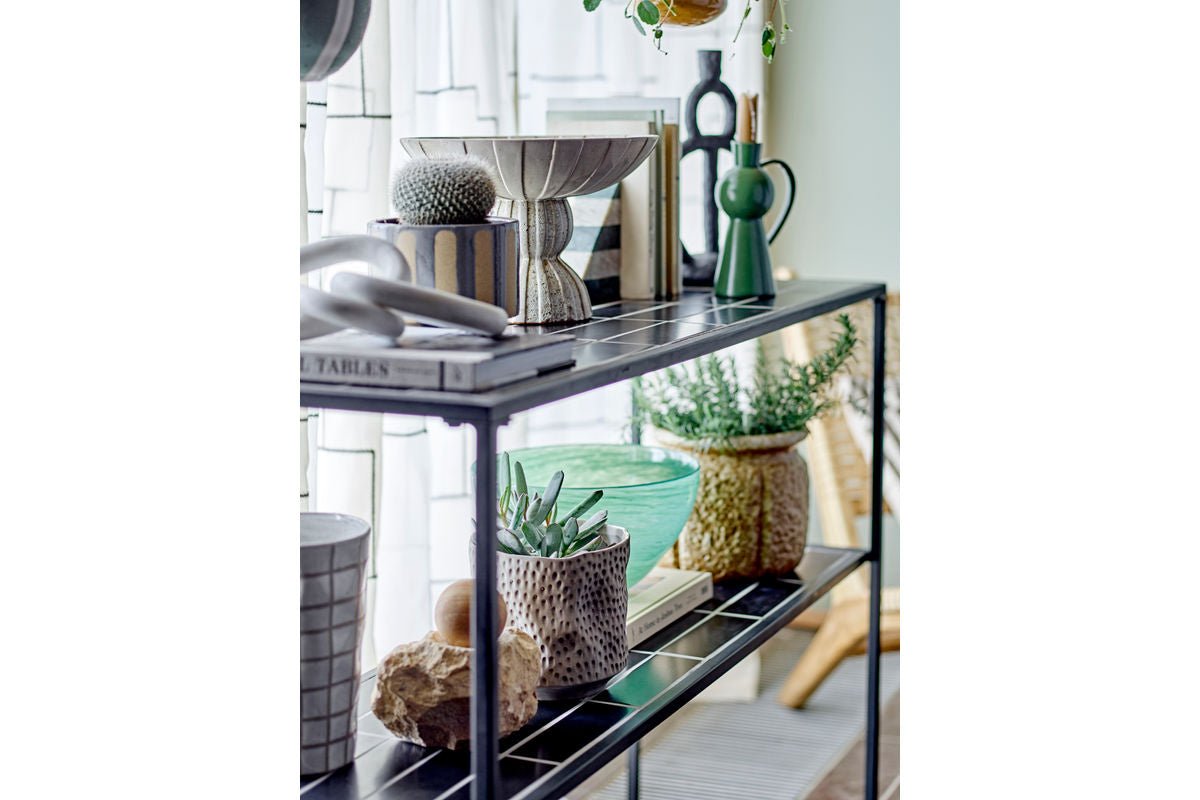 Luxusbetten24 Norell Blumentopf Steingut Braun