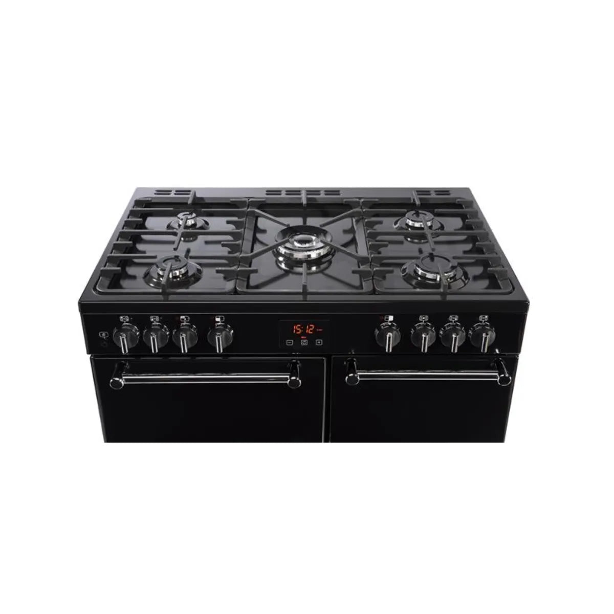 Belling PKENS90DFBLK Cocina Negra 90 cm 5 Quemadores 3 Hornos