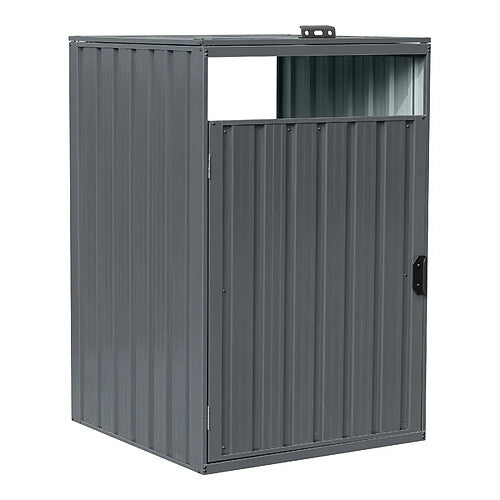 Axi House Cacho de Basura Metal 0,8x0,8x1,22 m